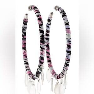 Isabel marant silk wrapped hoops